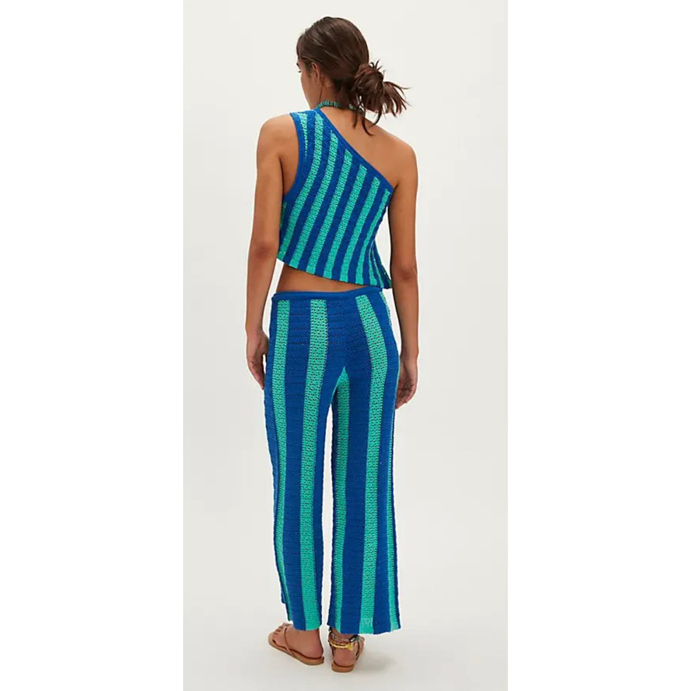NEW FREE PEOPLE FREE-EST SKY SURFER COMBO FREE-EST JOAN FAUXCHET PANTS TOP SET L - Picture 7 of 10